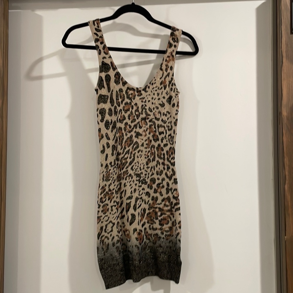 Leopard sparkly tank
